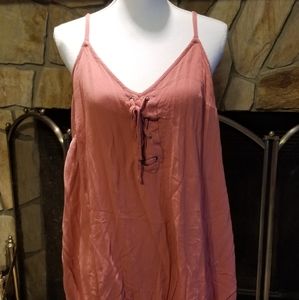 Torrid Asymetrical Boho Tank Top/Cami  Size 2 EUC